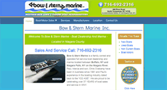 Desktop Screenshot of bowandsternmarine.com